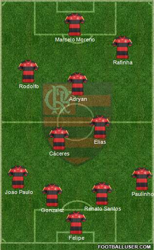 CR Flamengo Formation 2013