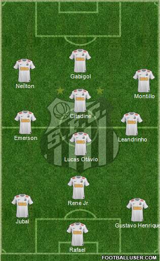 Santos FC Formation 2013