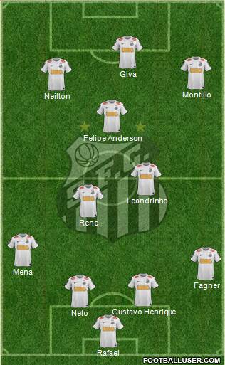 Santos FC Formation 2013