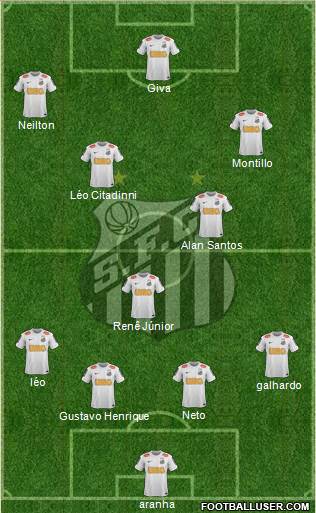 Santos FC Formation 2013