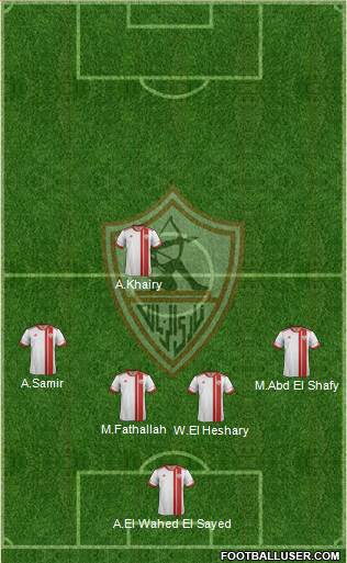 Zamalek Sporting Club Formation 2013