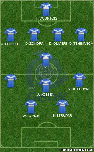 K Racing Club Genk Formation 2013