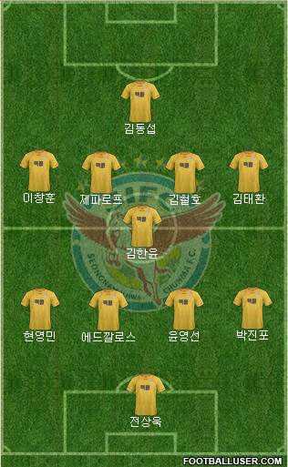 Seongnam Ilhwa Chunma Formation 2013