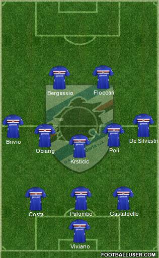 Sampdoria Formation 2013