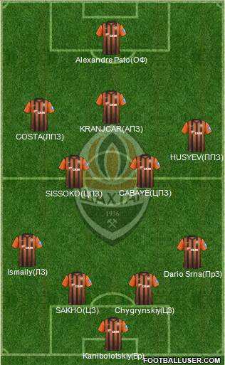 Shakhtar Donetsk Formation 2013