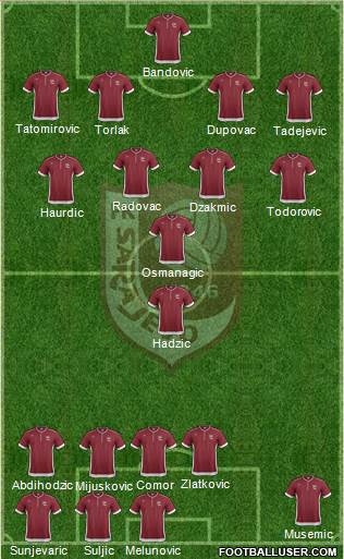 FK Sarajevo Formation 2013