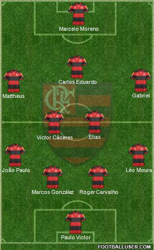 CR Flamengo Formation 2013