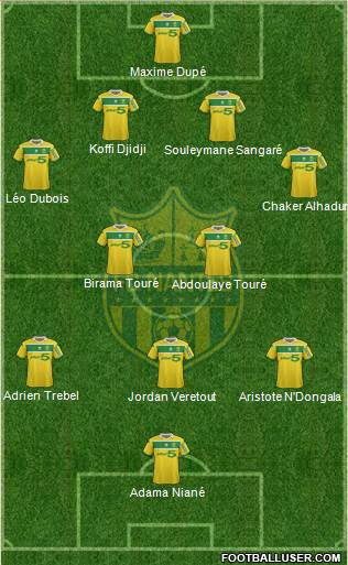 FC Nantes Formation 2013