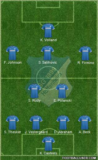 TSG 1899 Hoffenheim Formation 2013