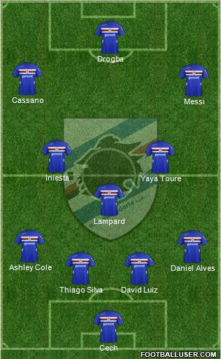 Sampdoria Formation 2013