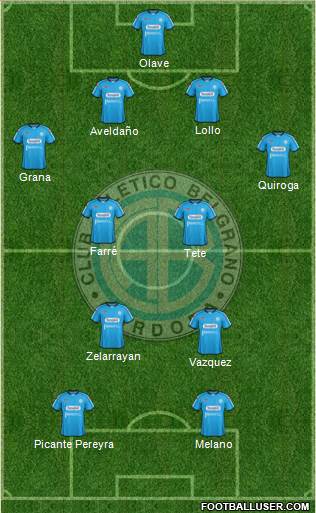 Belgrano de Córdoba Formation 2013