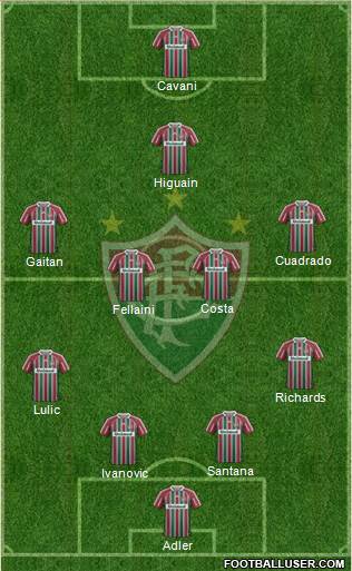 Fluminense FC Formation 2013