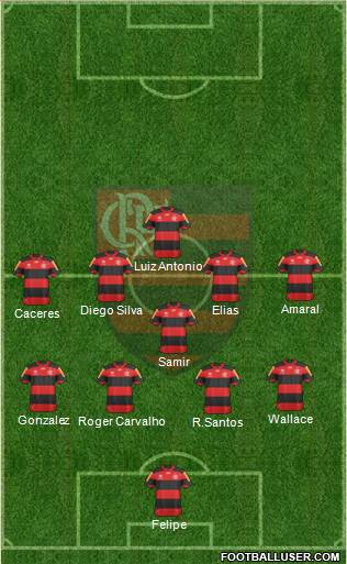 CR Flamengo Formation 2013