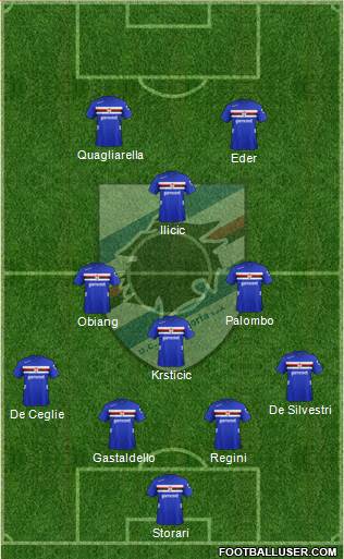 Sampdoria Formation 2013