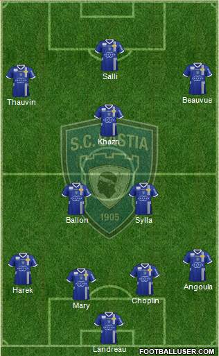 Sporting Club Bastia Formation 2013