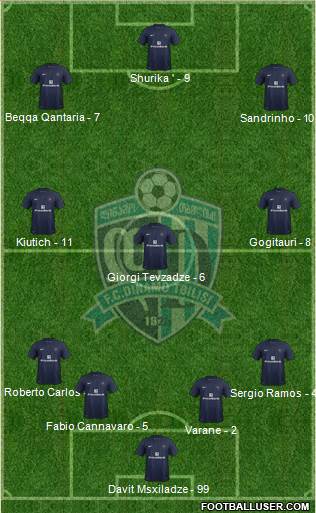 Dinamo Tbilisi Formation 2013