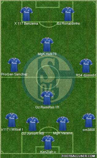 FC Schalke 04 Formation 2013