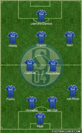 FC Schalke 04 Formation 2013