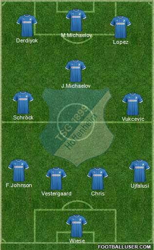 TSG 1899 Hoffenheim Formation 2013