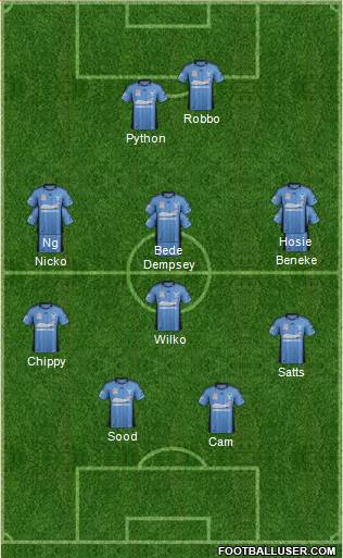 Sydney FC Formation 2013