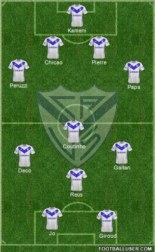 Vélez Sarsfield Formation 2013