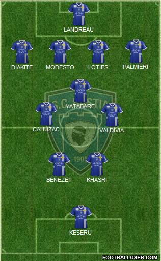 Sporting Club Bastia Formation 2013