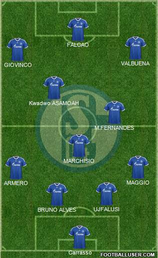 FC Schalke 04 Formation 2013