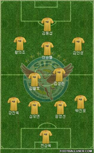 Seongnam Ilhwa Chunma Formation 2013