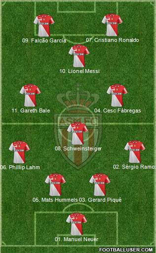 AS Monaco FC Formation 2013