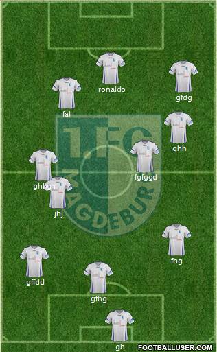 1.FC Magdeburg Formation 2013