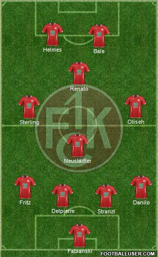 1.FC Kaiserslautern Formation 2013