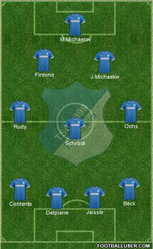 TSG 1899 Hoffenheim Formation 2013