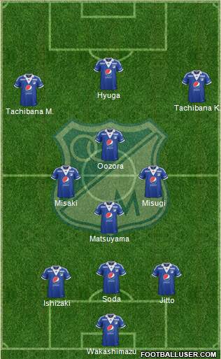 CD Los Millonarios Formation 2013