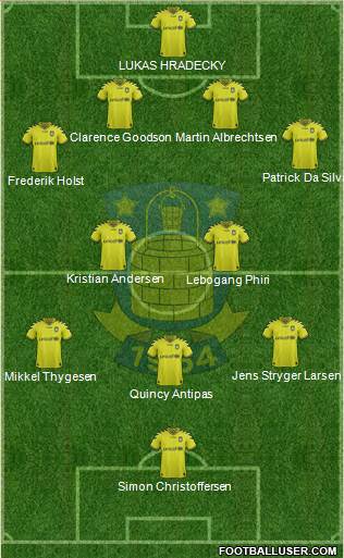 Brøndbyernes Idrætsforening Formation 2013