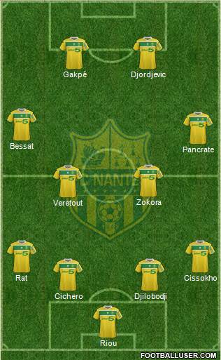 FC Nantes Formation 2013