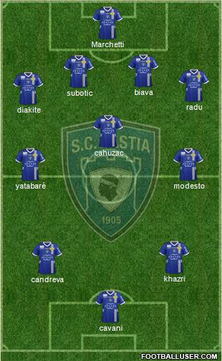 Sporting Club Bastia Formation 2013