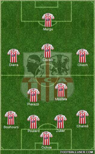 Athletic Club Ajaccien Football Formation 2013