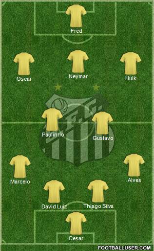 Santos FC Formation 2013