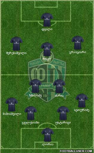 Dinamo Tbilisi Formation 2013