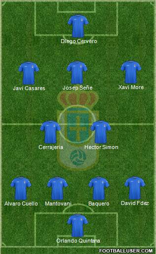 Real Oviedo S.A.D. Formation 2013