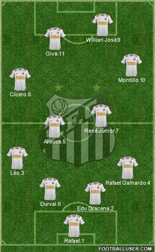 Santos FC Formation 2013