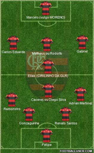 CR Flamengo Formation 2013