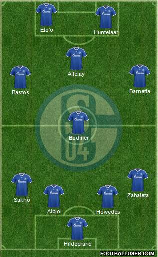 FC Schalke 04 Formation 2013