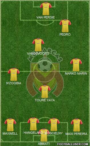 Club Monarcas Morelia Formation 2013