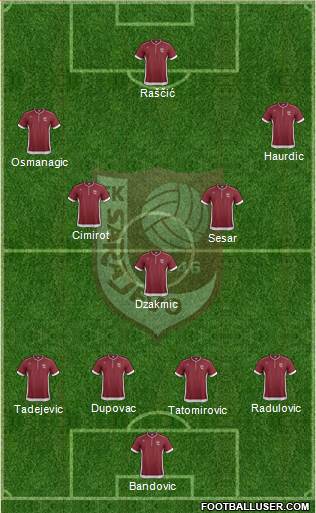 FK Sarajevo Formation 2013