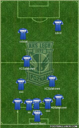 Lech Poznan Formation 2013