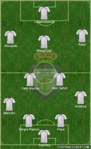 Real Jaén C.F. Formation 2013