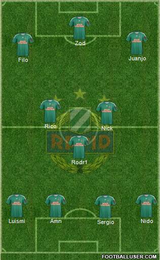 SK Rapid Wien Formation 2013