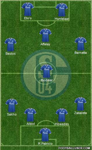 FC Schalke 04 Formation 2013