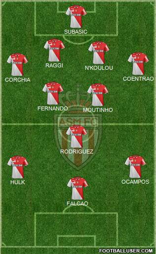 AS Monaco FC Formation 2013